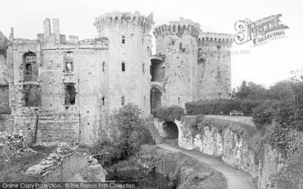 Photo of Raglan, Castle, Grand Entrance From Moat Walk 1931