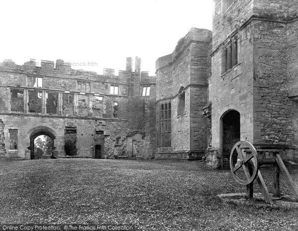 Photo of Raglan, Castle, Pitched Court 1931