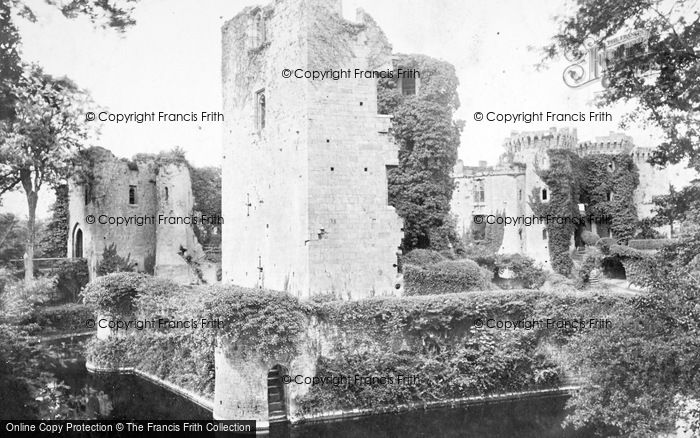 Photo of Raglan, Castle, The Keep And Moat c.1880