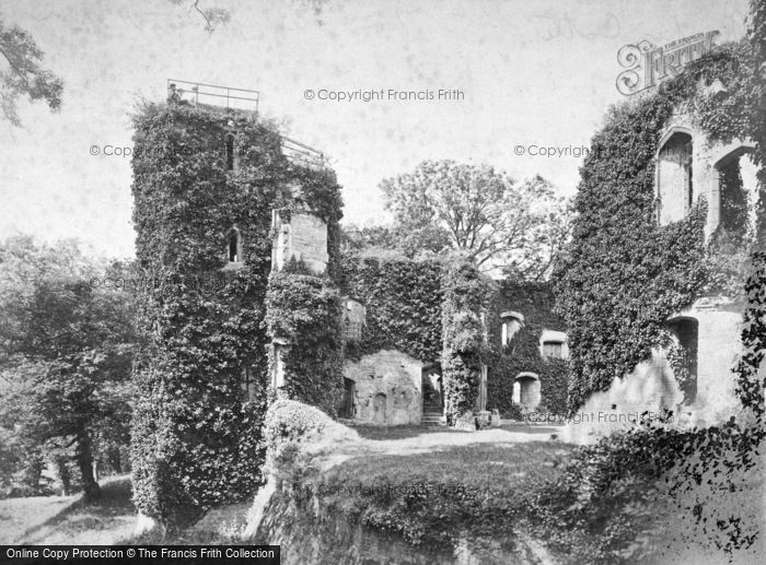 Photo of Raglan, Castle, Tower And Banqueting Hall c.1880