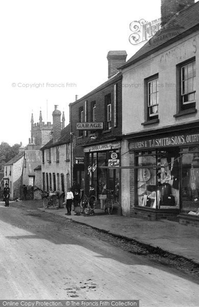 Photo of Raglan, Shops In The High Street 1914