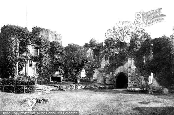 Photo of Raglan, The Castle, Fountain Court 1893