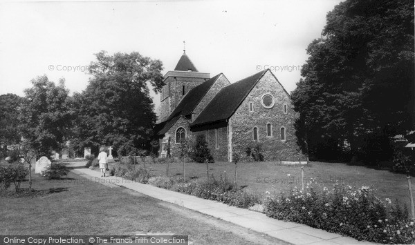 Photo of Rainham, Church Of St Helen And St Giles c.1960