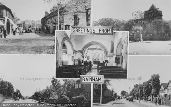 Photo of Rainham, Composite c.1950