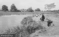 Fishermen At Berwick Pond c.1960, Rainham