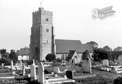 St Margaret's Parish Church c.1955, Rainham