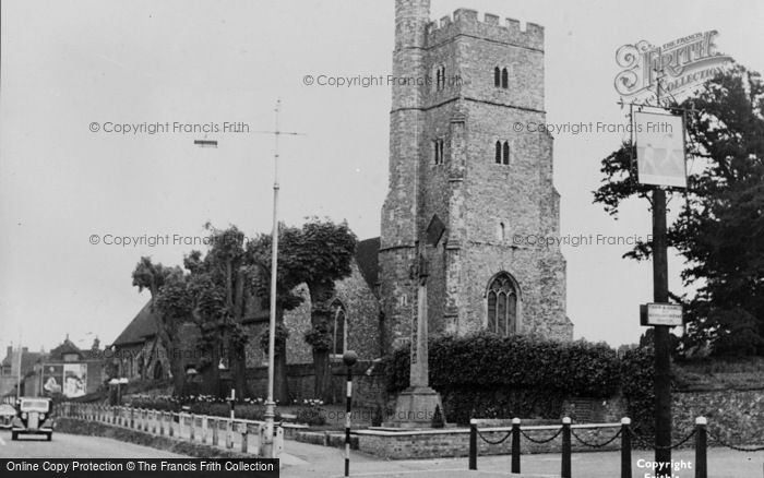 Photo of Rainham, St Margaret's Parish Church c.1955