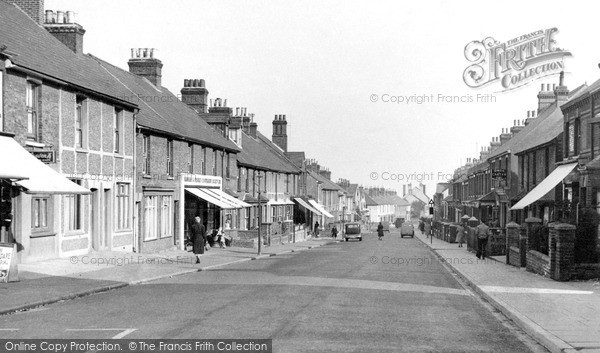 Photo of Rainham, Station Road c.1955