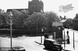 The Church And Clock Tower c.1950, Rainham