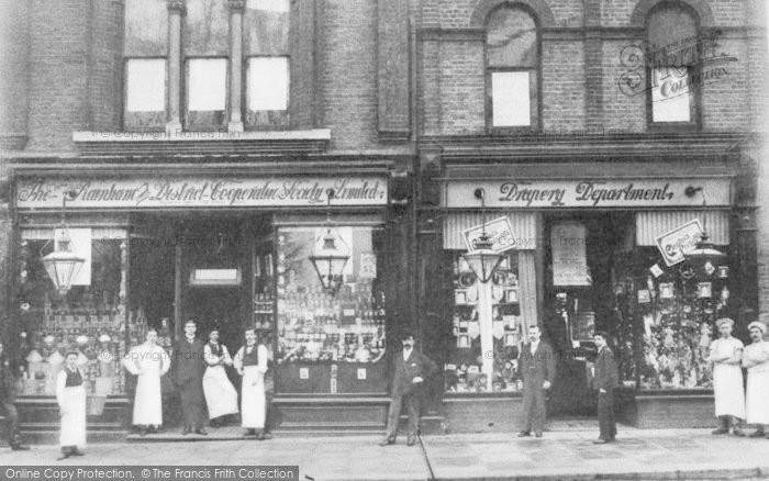 Photo of Rainham, The Co Op Store, Station Road c.1920