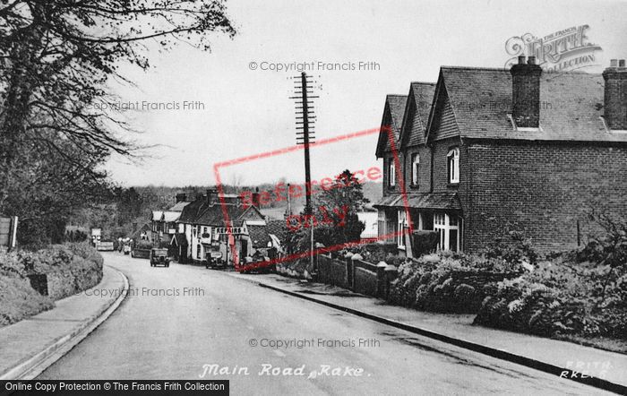 Photo of Rake, Main Road c.1955