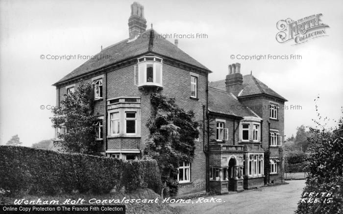 Photo of Rake, Wenham Holt Convalescent Home c.1955