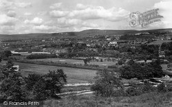 The Park From Nuttall Lane c.1955, Ramsbottom