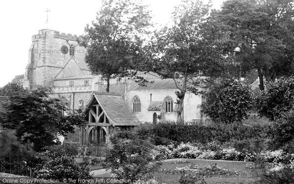 Photo of Ramsbury, Church Of The Holy Cross And Lychgate 1910