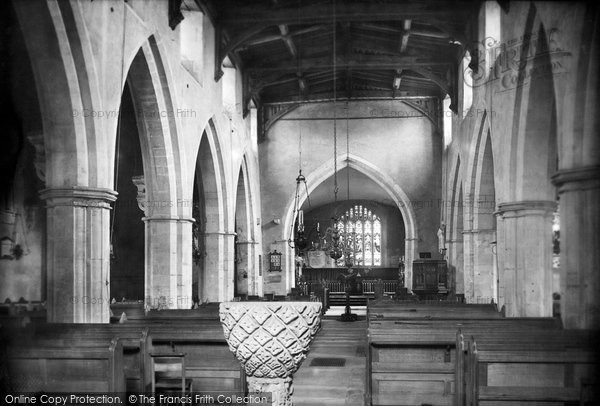Photo of Ramsbury, The Church Interior 1907