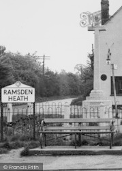 The Memorial c.1955, Ramsden Heath