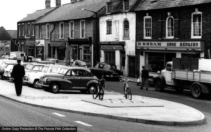 Photo of Ramsey, Bike Stand And Shops, Great Whyte c.1965
