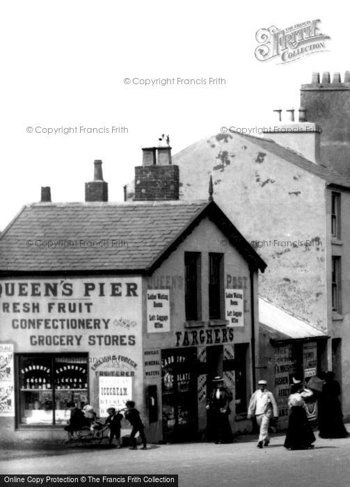 Photo of Ramsey, Queen's Pier Grocery Store 1895