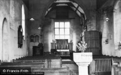 St Michael's Church Interior c.1955, Ramsey