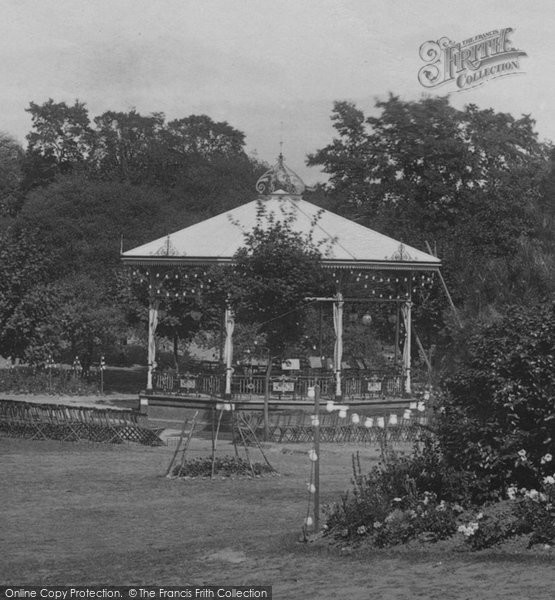Photo of Ramsgate, Ellington Park, The Bandstand 1901