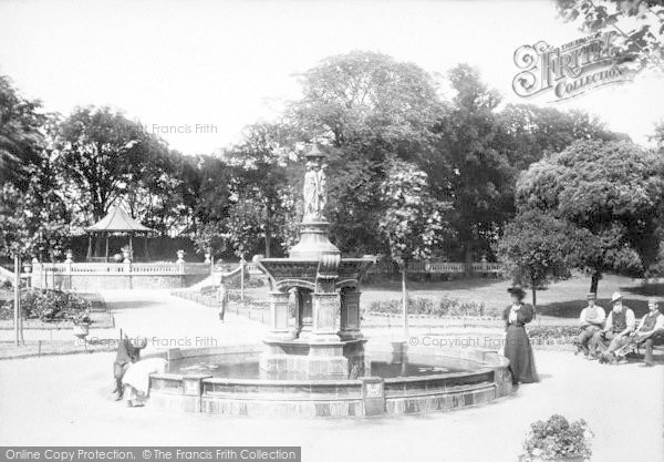 Photo of Ramsgate, Ellington Park, The Fountain 1895