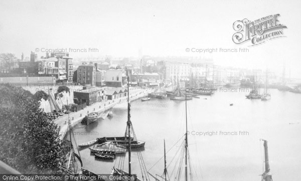 Photo of Ramsgate, From West Cliff c.1880