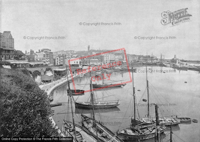 Photo of Ramsgate, The Harbour c.1895