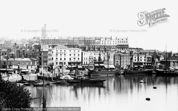 Photo of Ramsgate, The Harbour From West Cliff 1887
