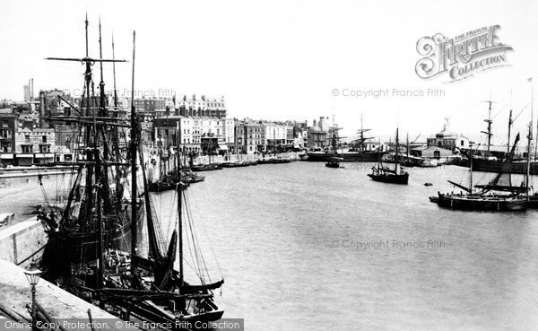 Photo of Ramsgate, The Inner Basin 1895