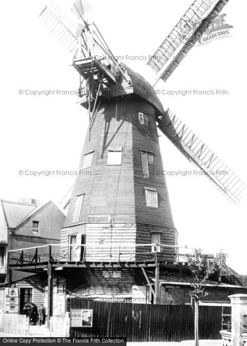 Photo of Ramsgate, Westcliff Windmill 1901