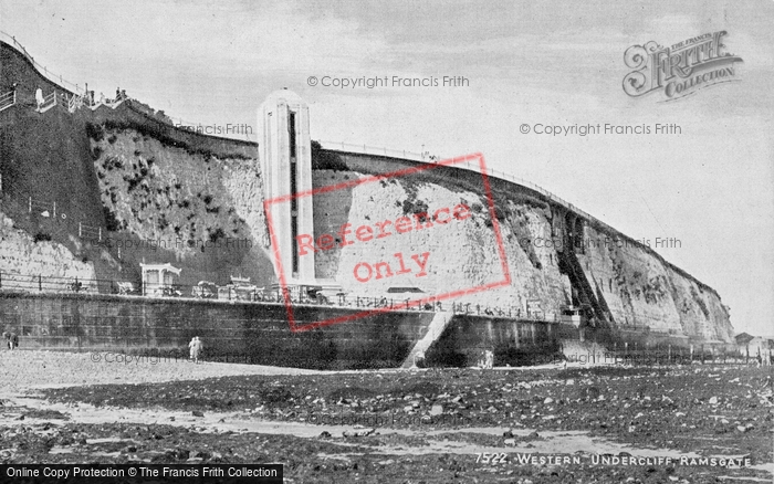 Photo of Ramsgate, Western Undercliff c.1950