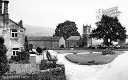 Green And St Mary's Church c.1950, Ramsgill