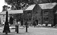 Memorial And The Yorke Arms Hotel c.1955, Ramsgill
