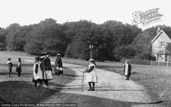 Photo of Ranmore Common, Children On The Common 1906