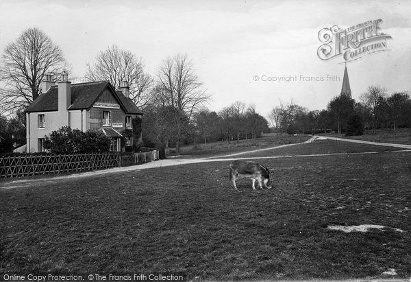 Photo of Ranmore Common, Post Office And St Barnabas Church 1922