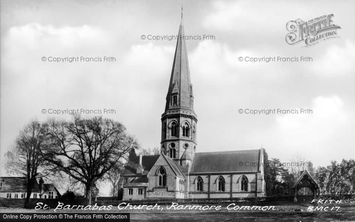 Photo of Ranmore Common, St Barnabas Church c.1955