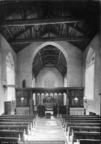 Photo of Ranworth, St Helen's Church Interior c.1933