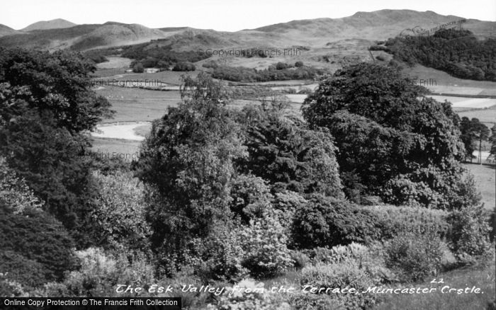 Photo of Ravenglass, Esk Valley From The Terrace, Muncaster Valley c.1950