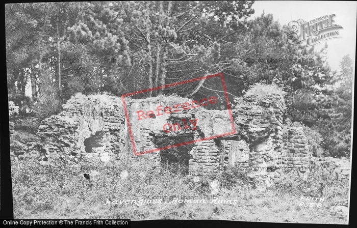 Photo of Ravenglass, Roman Ruins c.1955