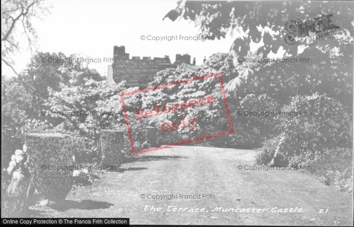 Photo of Ravenglass, The Terrace, Muncaster Castle c.1950