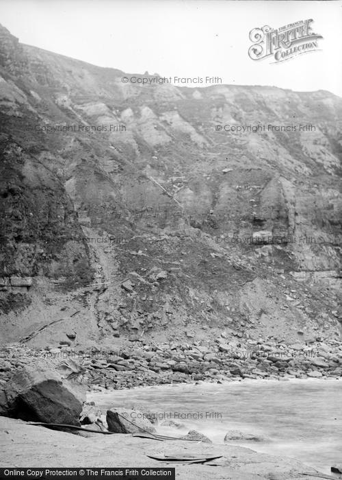 Photo of Ravenscar, Cliffs From Shore c.1900