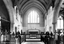 The Chancel & Sanctuary, St James' Church c.1955, Rawcliffe