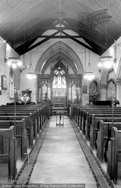 Photo of Rawdon, All Saints' Parish Church, Interior c.1960