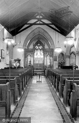 All Saints' Parish Church, Interior c.1960, Rawdon