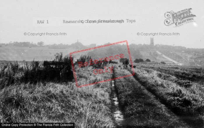 Photo of Rawmarsh, From Greasbrough Tops c.1965