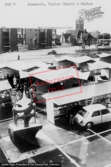 Photo of Rawmarsh, Parish Church And Market c.1965