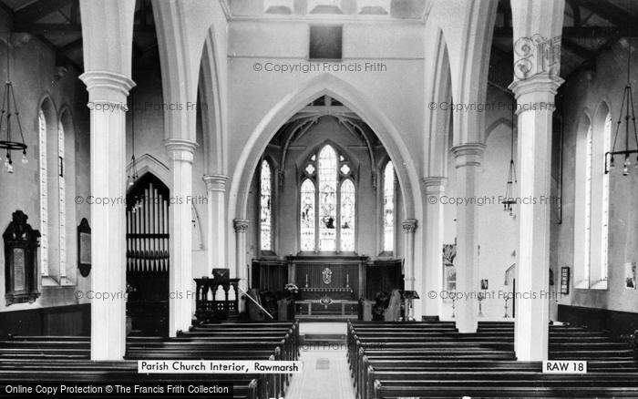 Photo of Rawmarsh, Parish Church Interior c.1965