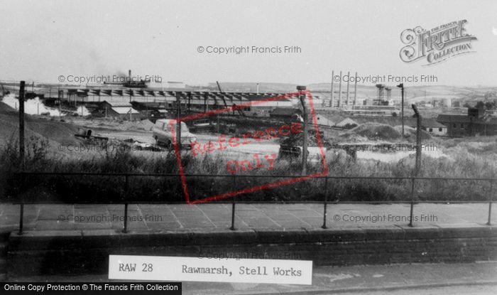 Photo of Rawmarsh, Stell Works c.1955