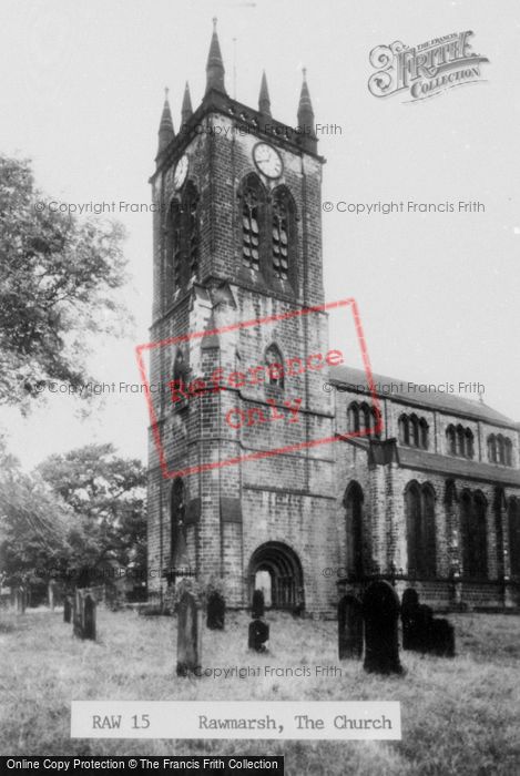 Photo of Rawmarsh, The Church c.1965