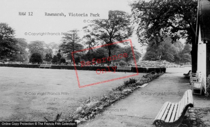 Photo of Rawmarsh, Victoria Park c.1965